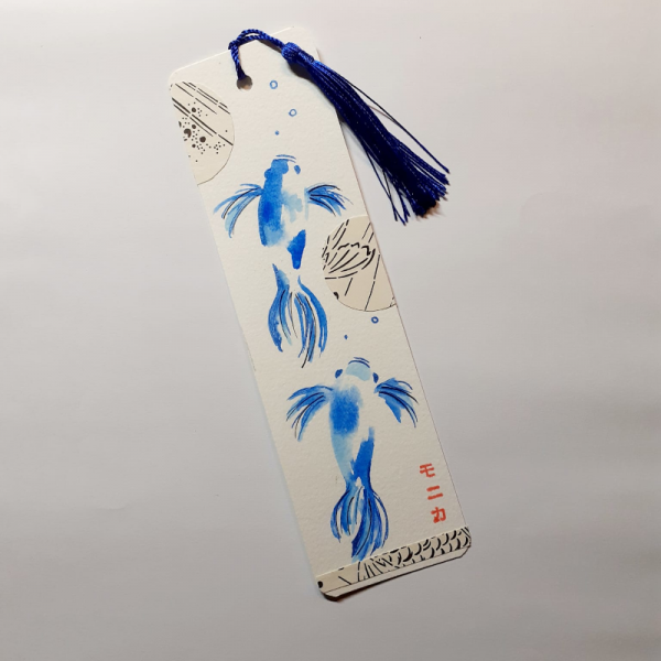 Punt de llibre KOI BLAU